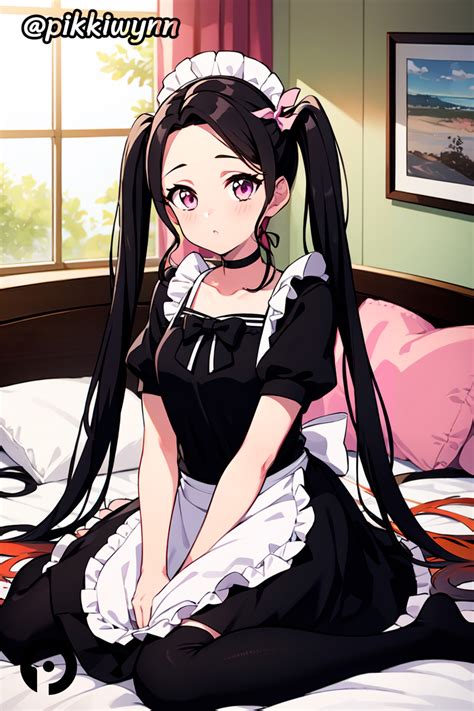 Rule Ai Generated Alternate Costume Apron Bangs Black Choker Black