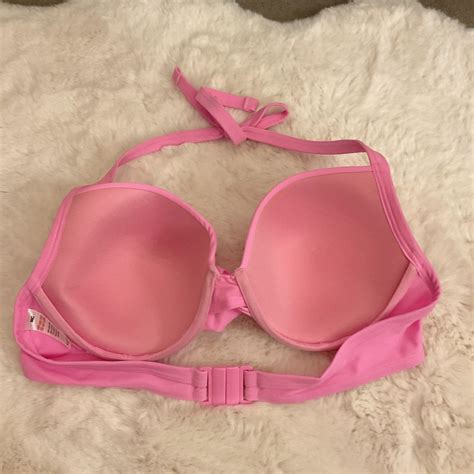 Pink Bikini Top Worn Once Comfortable Free Depop