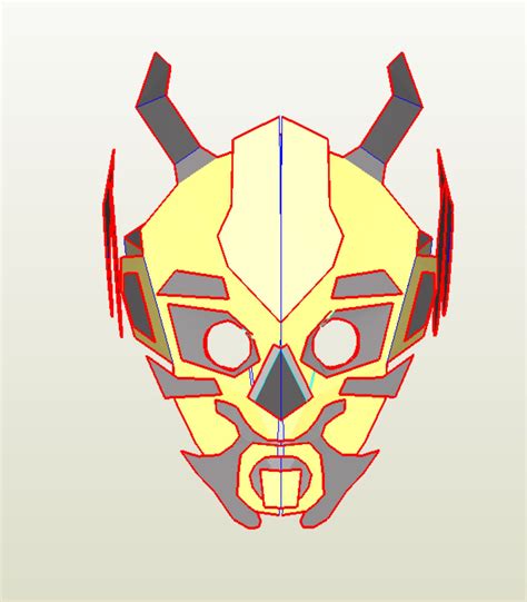 Bumblebee Cardboard Mask Templates Etsy UK