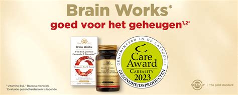 Solgar Vitamins Brain Works Genomineerd Voor Careaward