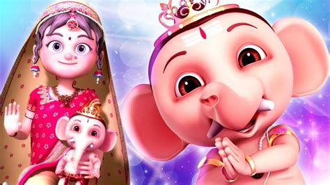 Ganapathi Bappa Morya | Ganesha Song For Kids | Bal Ganesh Dancing ...