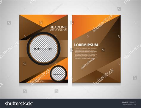 Leaflet Design Concept A4 Paper Size Stock Vector (Royalty Free ...