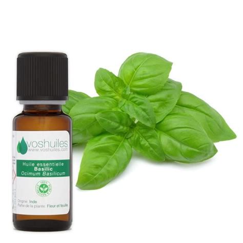 Huile Essentielle De Basilic Ocimum Basilicum Ml Cdiscount Sant