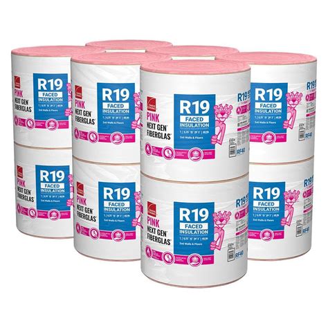 Owens Corning R 19 Kraft Faced Fiberglass Insulation Continuous Roll 15 In X 39 2 Ft 12 Rolls