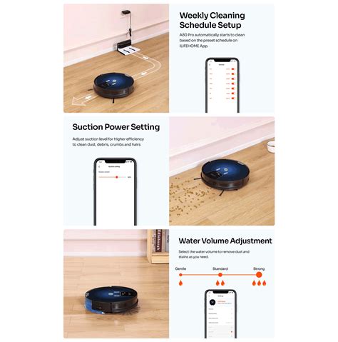 Robot mop and vacuum | Automatic Mopping Machine - ILIFE A80 Pro ...