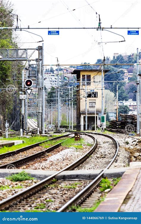 Como San Giovanni Train Station In Como HDR Editorial Photo ...