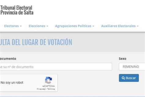 Dónde Voto En Salta 2023 Consultá El Padrón Electoral El Dato Para