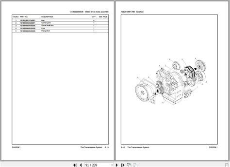 Sany Wheel Loader SW955K1 Parts Book SSW100000003 EN Auto Repair