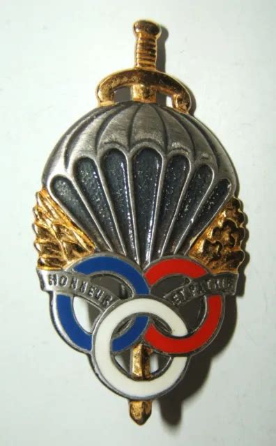 Insigne Brevet Preparation Militaire Parachutiste Type Drago