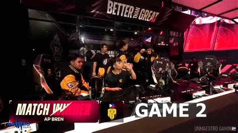 BURMESE GHOULS Vs AP BREN GAME 2 M5 World Championship Group Stage