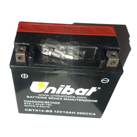 Akumulator Unibat AGM CBTX14 BS 12Ah 200A 12V