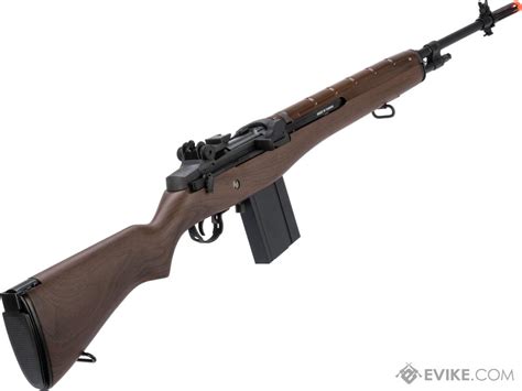 Gandg Top Tech M14 Veteran Version W Real Wood Stock Airsoft Aeg Rifle