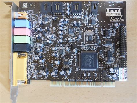 Creative Sb Sound Blaster Live Pci Midi Game Port Soundkarte S