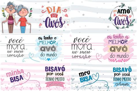 Four Different Types Of Stickers With The Names Of People In Spanish