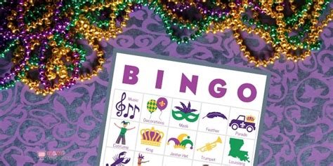 Mardi Gras Party Games - Fun Cool Printable Activities