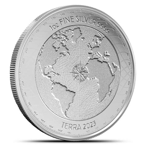 2023 1 oz Silver Niue Terra Coins (BU) - Silver.com™