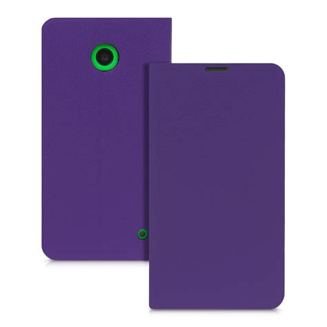 kwmobile FLIP COVER FÜR NOKIA LUMIA 630 SCHUTZ HÜLLE HANDY CASE SLIM