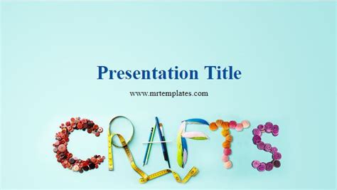 Crafts PowerPoint Template - GraphicXtreme