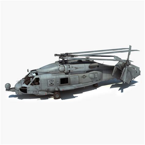 SH-60B Seahawk Folded Version 3D Model $159 - .max .obj .fbx - Free3D