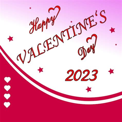 Premium Vector Happy Valentine Day Card