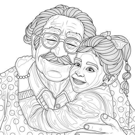 Grandfather Coloring Pages