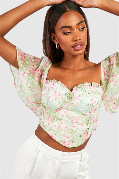 Floral Corset Tops