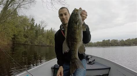 Minnesota Fishing Opener Big Smallmouth Bass Youtube