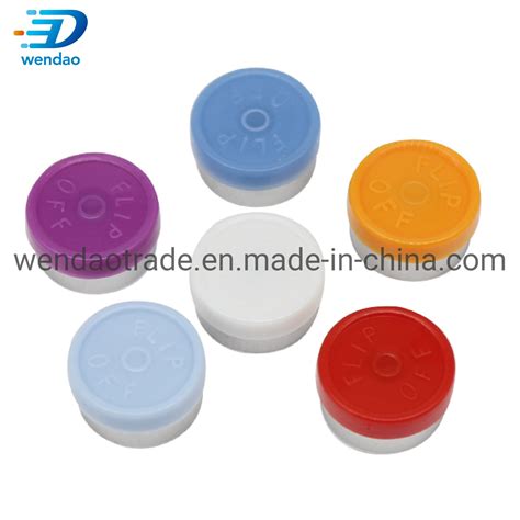 Customized Medical Color Injection Vial Cap Medicine Glass Bottle