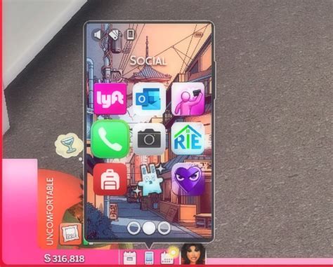 Beta Realistic Social Phone Override Coco Games Sims Teen Sims