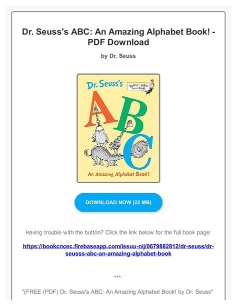 FREE PDF Dr Seuss S ABC An Amazing Alphabet Book By Dr Seuss By