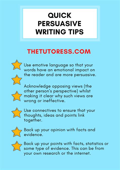 Persuasive Writing For The 11 Free Instant Tutorial — The Tutoress