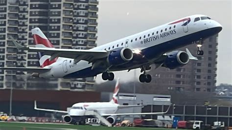 Plane Spotting At London City Airport Youtube