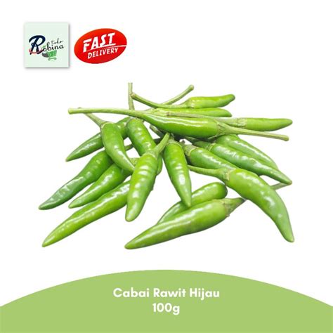 Jual Cabai Cabe Rawit Hijau 100 Gr Shopee Indonesia