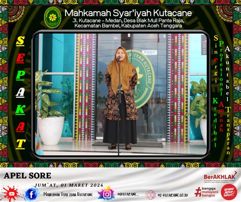 Apel Sore MS Kutacane Jum At 01 Maret 2024