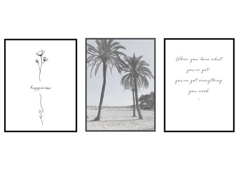 Minimal Quote Wall Art Bundle - Etsy