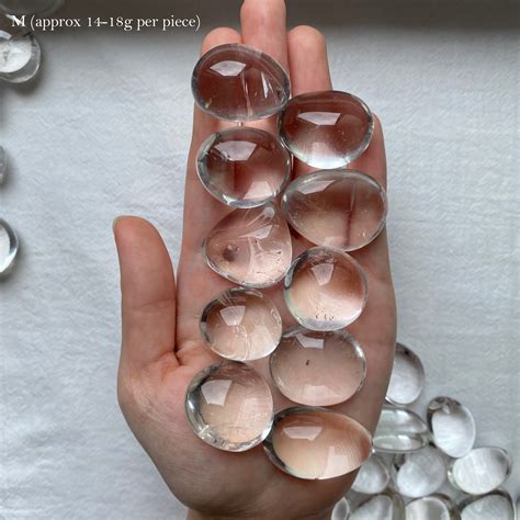 Clear Quartz Xq Tumbled Stones — Shimmer And Light