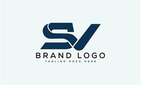 letter SV logo design vector template design for brand. 35089961 Vector ...