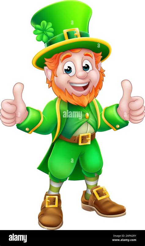 Leprechaun St Patricks Day Cartoon Character Stock Vector Image And Art