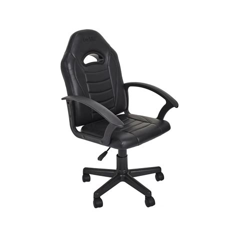 Fauteuil De Bureau Simili Cuir Noir Hauteur Réglable à Prix Carrefour