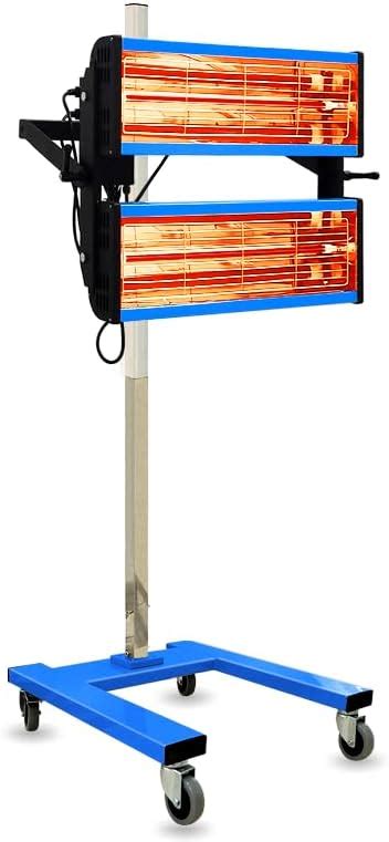 PAKOWIN Infrared Paint Drying Lamp 2x1050W 220V Shortwave Infrared