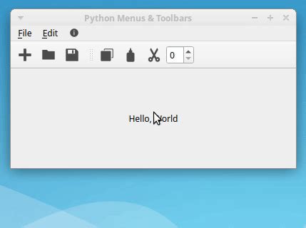 Python And Pyqt Creating Menus Toolbars And Status Bars Real Python