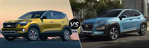 2021 Kia Seltos Vs Hyundai Kona Friendly Kia