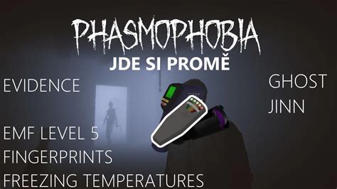 Jde Si PromĚ Phasmophobia 1 Ghost Jinn Youtube