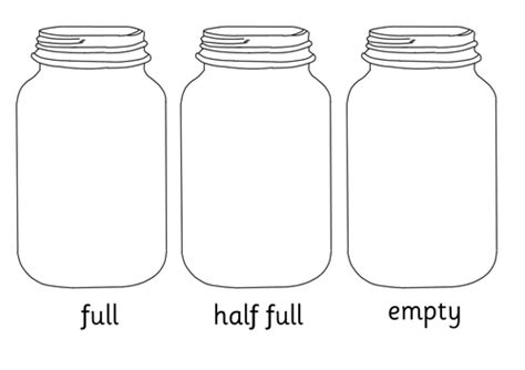 Full, half full and empty | Teaching Resources 