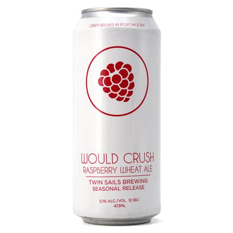 Twin Sails Would Crush Raspberry Wheat Ale 473ml Sherbrooke Liquor