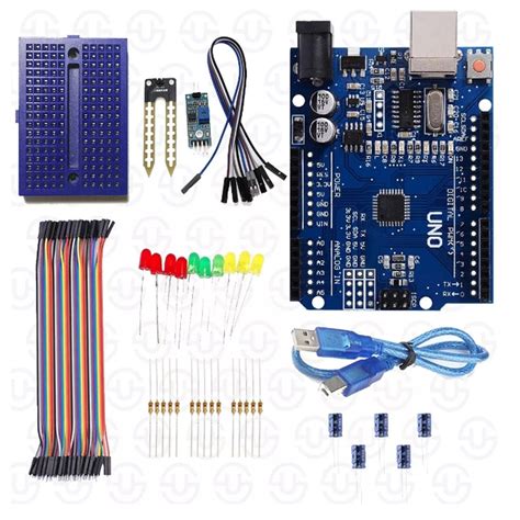 Kit Arduino Uno Iniciante Led Módulo e Sensor Umidade Submarino