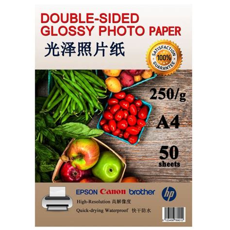 A Double Sided Glossy Photo Paper G Sheets Lazada