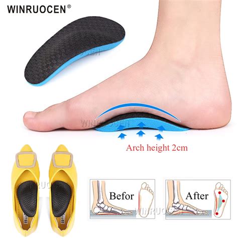 Eva Flat Feet Arch Support Orthopedic Insoles Pads Grandado