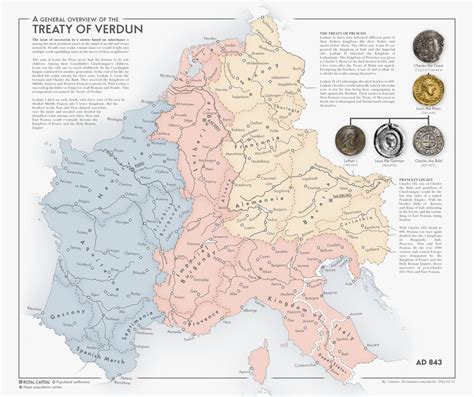 Treaty Of Verdun 843 Historymaps