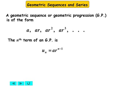 Geometric Sequences And Series Ppt Download